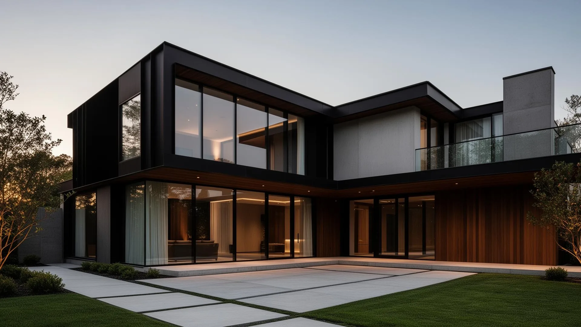 Luxury modern residential architecture